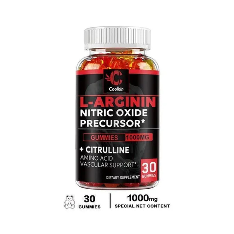 Testosterone Booster, Boost Energy, Boost Endurance, Improve Blood Circulation - with L-Citrulline-L-Arginine Gummies (30/60 Gummies)
