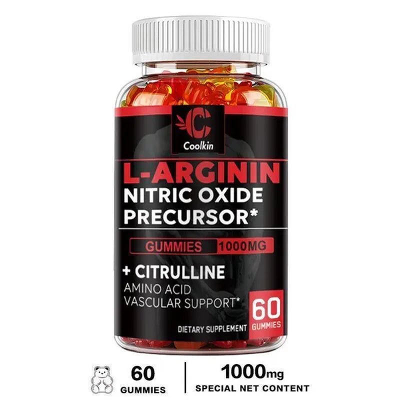 Testosterone Booster, Boost Energy, Boost Endurance, Improve Blood Circulation - with L-Citrulline-L-Arginine Gummies (30/60 Gummies)