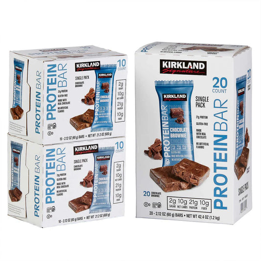 Protein Bars Chocolate Brownie 2.12 Oz, 20-Count