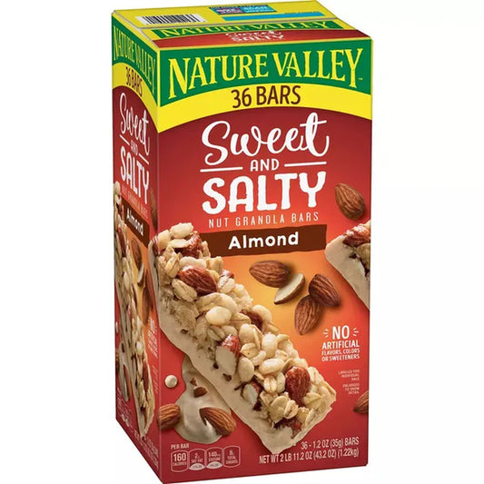 Sweet and Salty Nut Almond Granola Bars (36 Ct)